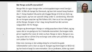 Video 203 B1-B2 skriv din egen mening