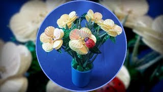 МАРГАРИТКИ из ПАЙЕТОК своими руками. Цветы из пайеток маргаритка. МК