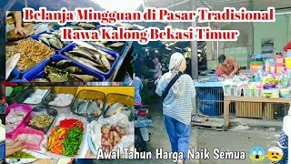 Belanja Mingguan Rp. 120.000 | Belanja Awal Tahun Harga Naik Semua | Food Preparation Indonesia