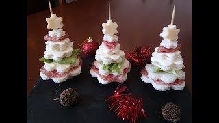 ALBERELLI DI NATALE E CAPODANNO SALATI . Antipasto facile e sfizioso .Christmas appetizer