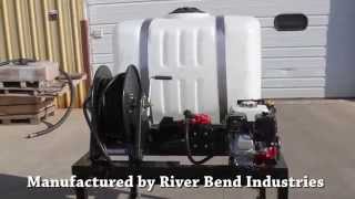 Brush Fire Skid Sprayer - 100 Gallon - Honda Engine - River Bend Industries