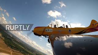 Russia: 'First Flight' pilots perform stunning aerobatics at MAKS air show 2021