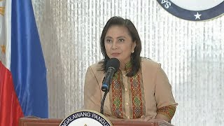 Robredo accepts presidential appointment as drug czar