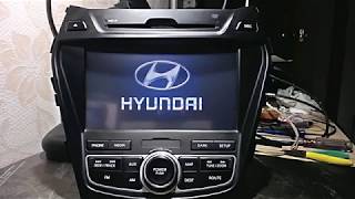 Ремонт автомагнитолы Hyundai Santa Fe (Хендай СантаФе).