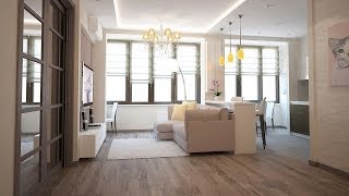 Дизайн интерьера однокомнатной квартиры (г.Киев)