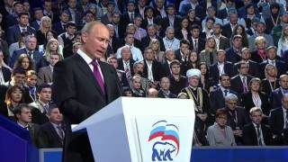 В.Путин-Д.Медведев.Съезд партии Единая Россия.24.09.11.Part 4