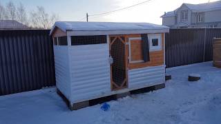 На улице минус 15, в курятнике плюс 5. Как это достичь без отопления