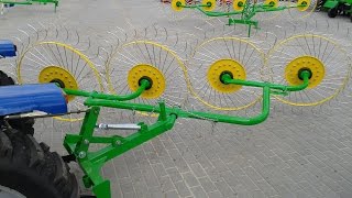 Грабли-сеноворошилки 4 и 5 колесные производства польской и украинской компаний minitrak.com.ua