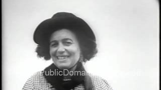 Woman rides horse 16,600 miles from Argentina to Canada 1954