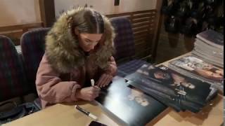 Eveline Dellai - Official Signing of her merch