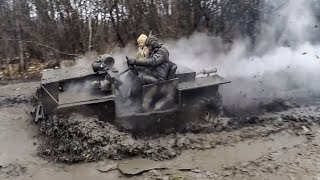 Самоделка из УАЗа против внедорожников в грязи!!!