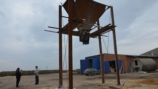Растворный узел на 140 кубов бетона в смену в КФХ Урожайное