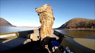 December warming trend susquehanna river on the jet boat