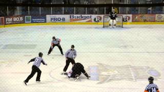 Combat / Fight M. Grenier vs T. Bellemarre, LNAH, 24-04-13