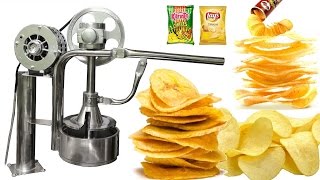 Maquina Rebanadora de Papas Lays ( Eléctrica) Rebanadora de Plátano, Snack Chips - Chifles /Perú