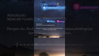 Renungan Malam dan Doa | Membangun Hubungan Dengan Tuhan