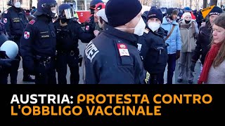 #Austria: protesta contro l'obbligo vaccinale