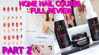ESSENTIAL NAILS TIP AND OVERLAY COURSE  REVIEW | WORKING THE WHOLE HAND ASSESSMENT | IdleGirl