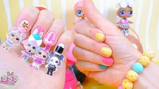 ЛОЛ Конфетти ПОП Маникюр и Браслет своими руками / ЛОЛ CONFETTI POP LOL SUPRISE SERIES 3