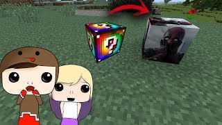 LUCKY BLOCKS DE DEADPOOL EN MINECRAFT CON LYNA