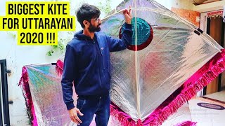 Biggest Kite for Uttarayan 2020 | Wholesale Kite Market | Kite Festival 2020 !