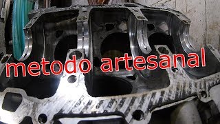 "Se amarro el cigüeñal en el motor" Ajuste de bancada con un método artesanal