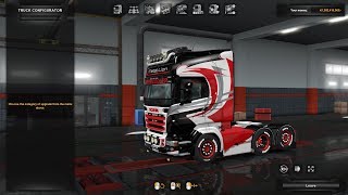 ETS 2 -1.34 Scania  RJL - Wolf Skin Pack