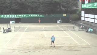 第25回 全国小学生テニス選手権大会 準決勝 西岡良仁 VS 笹月佑哉