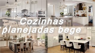 Cozinhas ? planejadas bege - Design de interiores