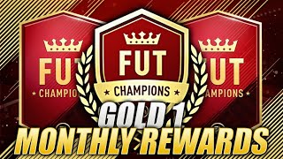 GOLD 1 MONTHLY Weekend League FUT Champs Reward Packs | FIFA 18