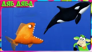 Tasty blue ОЧЕНЬ ГОЛОДНАЯ РЫБКА #3 Новые приключения Обжорки. Мультик игра Видео для детей