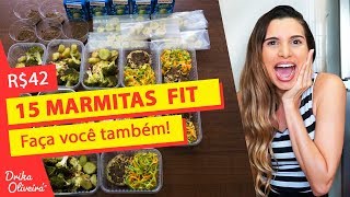 R$42 - COMIDA FITNESS DA SEMANA TODA (café da manhã, almoço e jantar) EP. 21 - Receitas Saudáveis