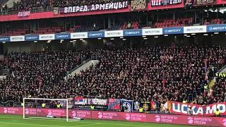 ЦСКА (Москва) - ФК «Уфа». «Косово - Сербия!», 31.03.2019 фанатская трибуна
