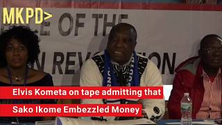 Elvis Kometa admits Corruption in the Amba Internet Government IG 20190508