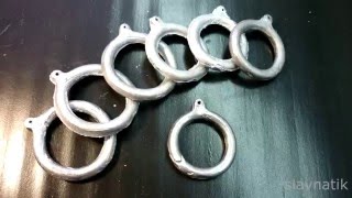 Как сделать форму для литья грузил. Кольцо.1 часть.