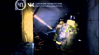 На ул. Путиловская сгорела частная баня