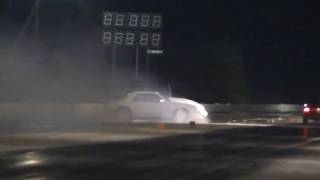 Nitrous Mustang wipe out at Thursday Night Lightz, Edgewater 2011