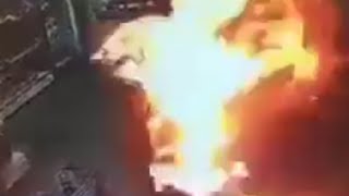 Муж жену заживо сжёг. Real video