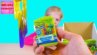 Игрушки Лизуны с фигурками Монстры: Slimy Figurines Monsters University Disney Pixar