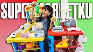 Mainan anak kasir kasiran SUPERMARKET besar model terbaru
