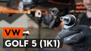 Как заменить наконечники поперечной рулевой тяги на VW GOLF 5 (1K1) [ВИДЕОУРОК AUTODOC]
