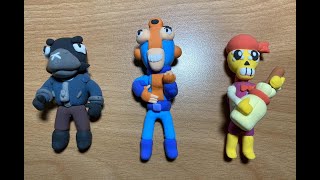 Лепим фигурку из Brawl stars MAX Бравл старс Фигурки из пластилина / Сlay tutorial