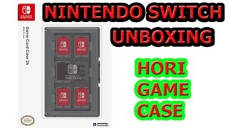 UNBOXING : HORI Game Card Case 24 NINTENDO SWITCH