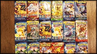 18 Pokemon Booster Pack Opening!