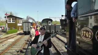 Stoomtrein Bello Lied van Loek op Bellofestival - Stoomtram Museum Hoorn Medemblik