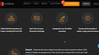 Hashcard ICO Revolutionising HOW You Use Credit & Debit Cards