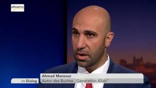 Im Dialog: Michael Krons  mit Ahmad Mansour am 16.09.16