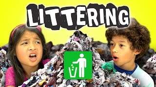 Kids React to Motorcycle Girl Against Littering
