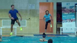 Алена Игнатович & Кирилл Мерзляков - Аквааэробика мастеркласс 2016(Kirill Merzliakov - Aqua-aerobic)