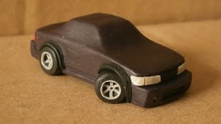 Урок как слепить машинку Nissan Silvia из пластилина |Tutorial how to sculpt car from clay(Play Doh)